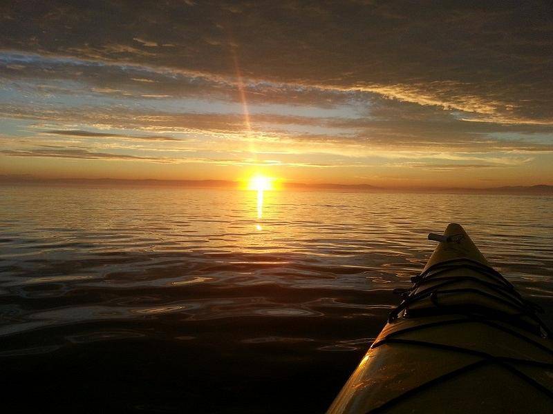 Sea Kayaking at Sunset