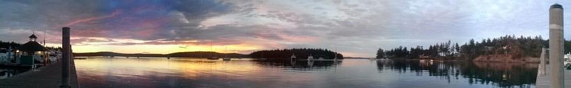 Roche_Harbor_Sunset_panorama
