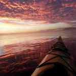 Kayaking at sunset 9-6-13