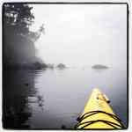 Kayaking on the west side of San Juan Island