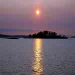 Sunset from the inter island ferry-