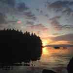 Sunset in snug Harbor 