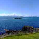 The view from our lunch break during a sea kayaking tour